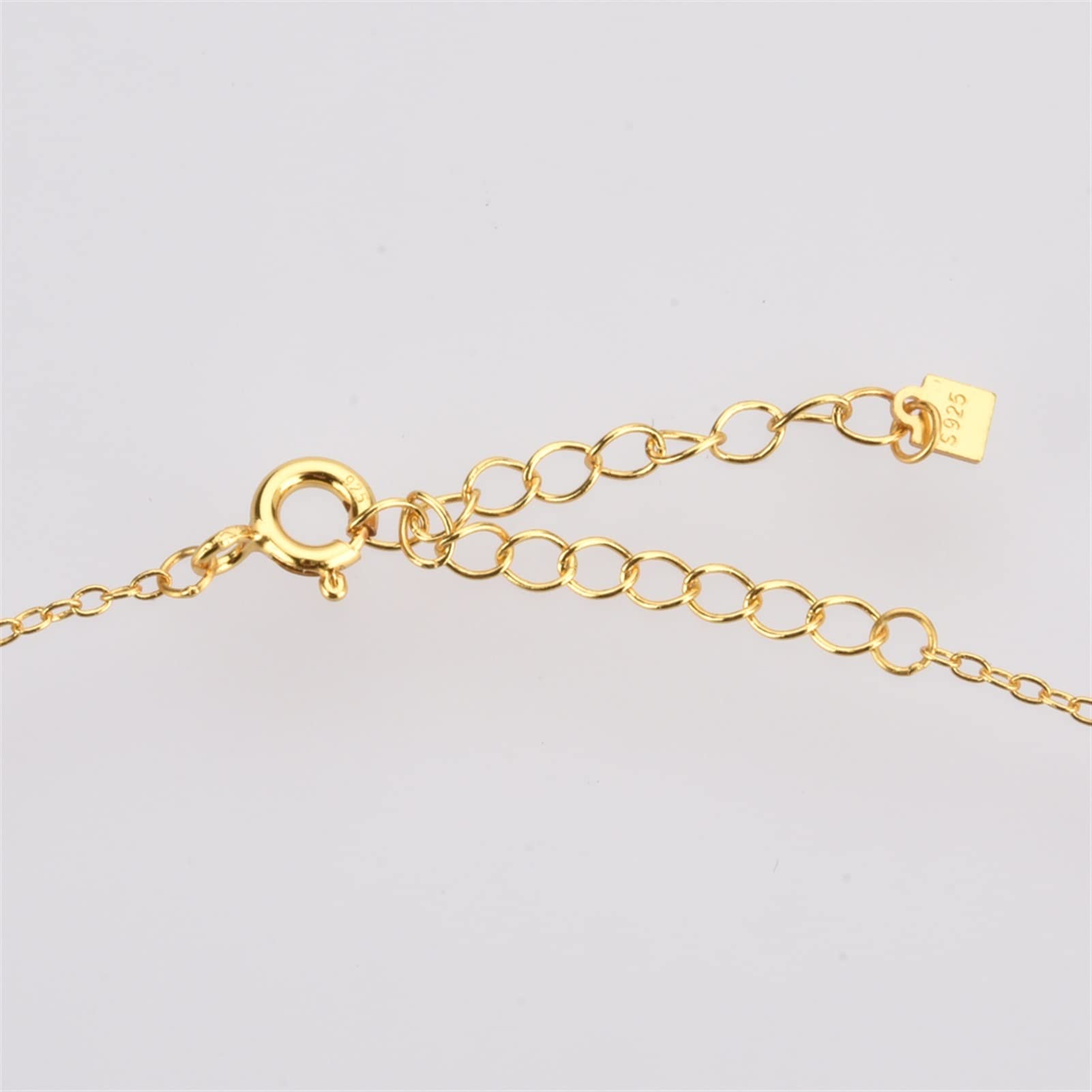 Collana da Donna 925 Sterling Silver Golden Acero Foglia a Pendente Collana Collana Collana Lunga Catena Rossa Smalto Signore Gioielli squisiti per Collezione Regali Decorazioni Costume