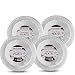 Plastimade Disposable Clear plastic 9 Inch Dessert, Appetizer Plates 4 Packs (160 Plates)