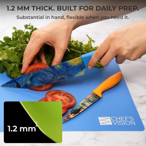 Juego de 6 tablas de cortar flexibles CHEF'S VISION miniatura 3