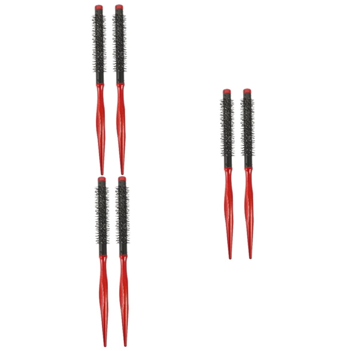 FOMIYES Juego De 3 Cepillos Redondos Para El Pelo Para Mujer Con Cerdas De Jabalí Estáticos Para Peinar (2 Unidades)