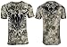 Xtreme Couture by Affliction Men's T-Shirt Smooth Rider M Tan