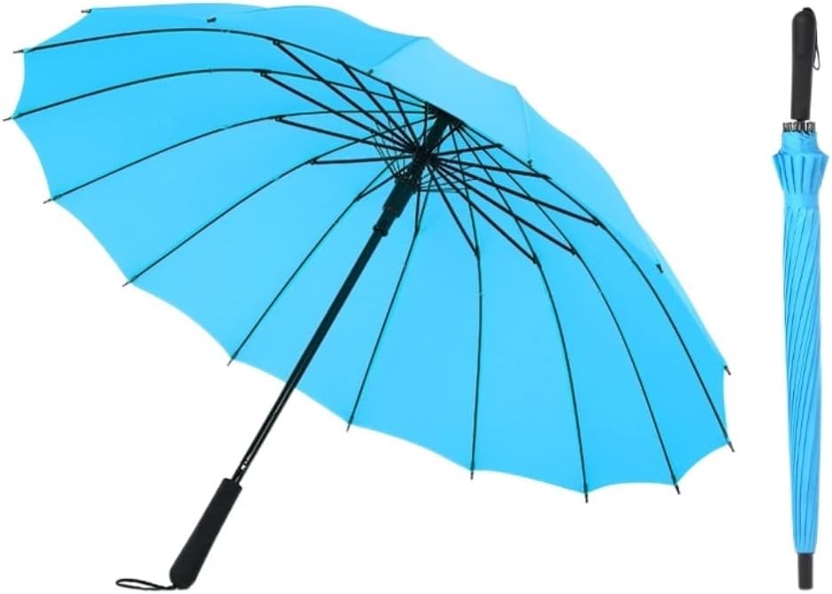 Umbrella Portable Stick Umbrella for Men Double Travel Umbrella and Women for Outdoor Windproof Umbrellas Reinforcement Umbrellas for Rain Windproof (Color : H)