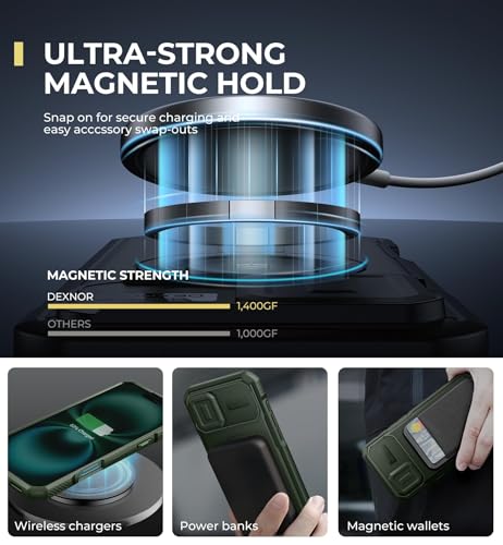 Coque de protection iPhone 16 Plus blindée magnétique avec béquille - 3