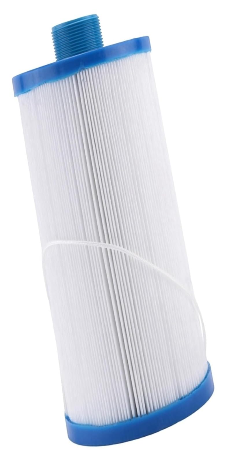 For cartucho de filtro de spa compatible con 303279, FC-2402, for AquaTerra, for Dream Hot Tub, filtro de piscina, rosca fina de 1/2 pulgada, blanco y azul, 1 unidad