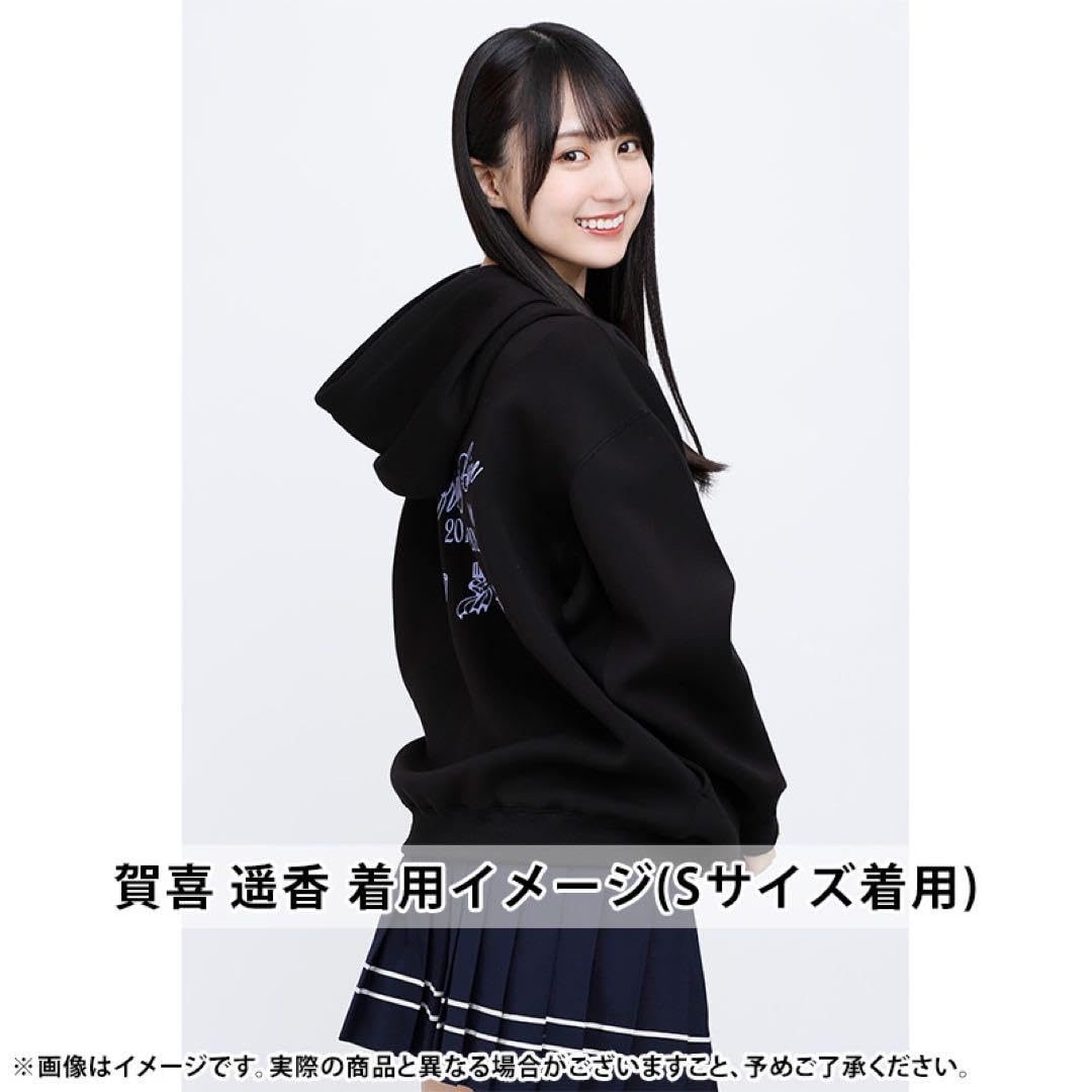 Amazon.co.jp: 乃木坂46 ビッグシルエットパーカー 12th 黒 バスラ L 