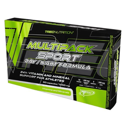 Trec Nutrition Multipack Sport Day/Night Formule de Vitamine/Minéral à Deux Phases