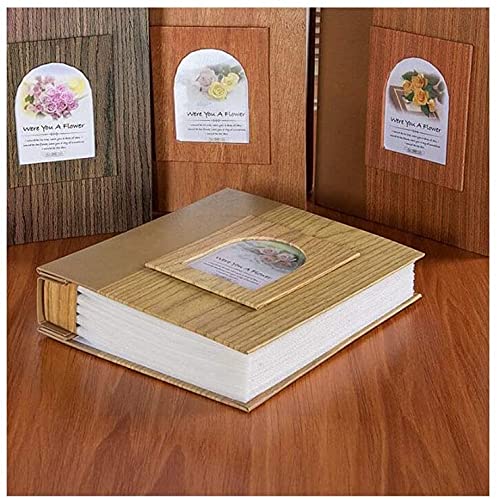 Álbum de Fotos, álbum de Fotos de 6 Pulgadas, álbum de graduación para Parejas y Estudiantes, clásico, con Vetas de Madera (Color: n.° 2)