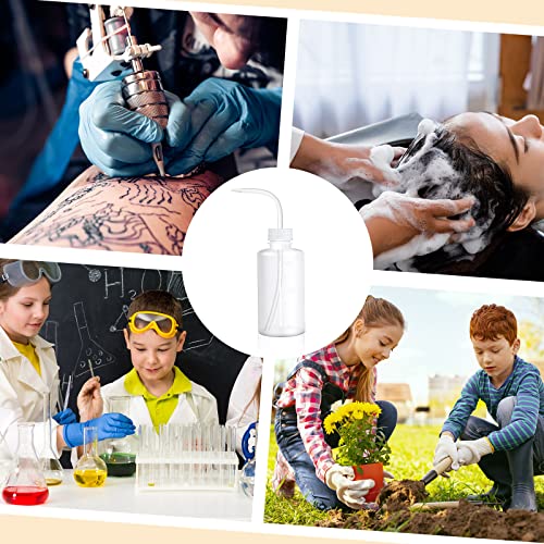 Zubebe 18 Pcs Tattoo Wash Bottle Plastic Squeeze Bottle 250 Ml Squirt Bottle Bulk Lash Water Bottle With Narrow Mouth Scale Labels Lab Wash Bottles Cleaning Water Tools thumb #6