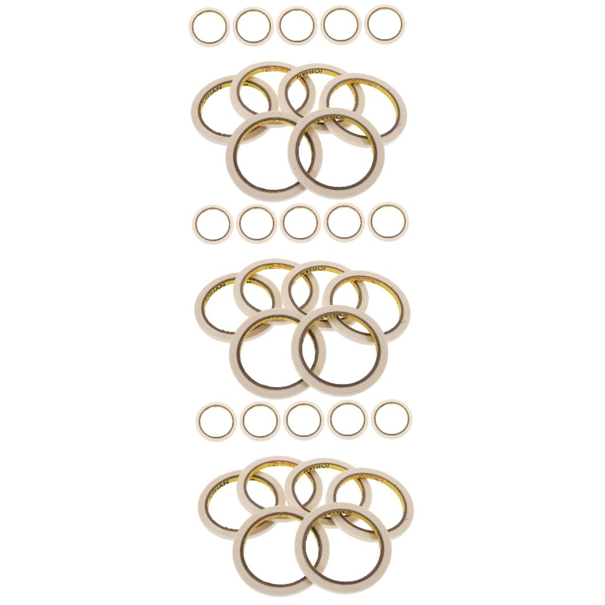 Uonlytech 3 Ensembles Ruban De Masquage Ruban Multi Surfaces Pour Projets Diy Artisanat Peinture Pour Bureau École 20 Rouleaux*3
