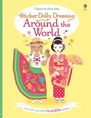 Sticker Dolly Dressing Around the World (Reusable)