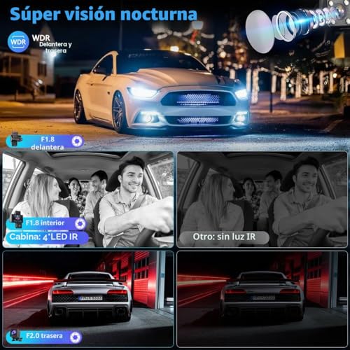 Cámara de salpicadero 2K para proteger tu coche en el parking con tarjeta de memoria de 32GB 5