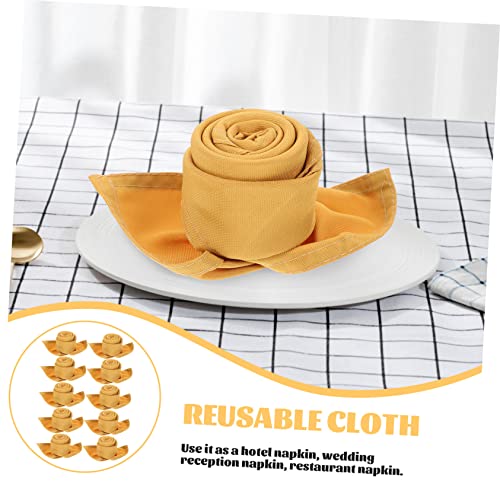 Servilletas de tela Ciieeo 10 piezas para cenas y eventos miniatura 4