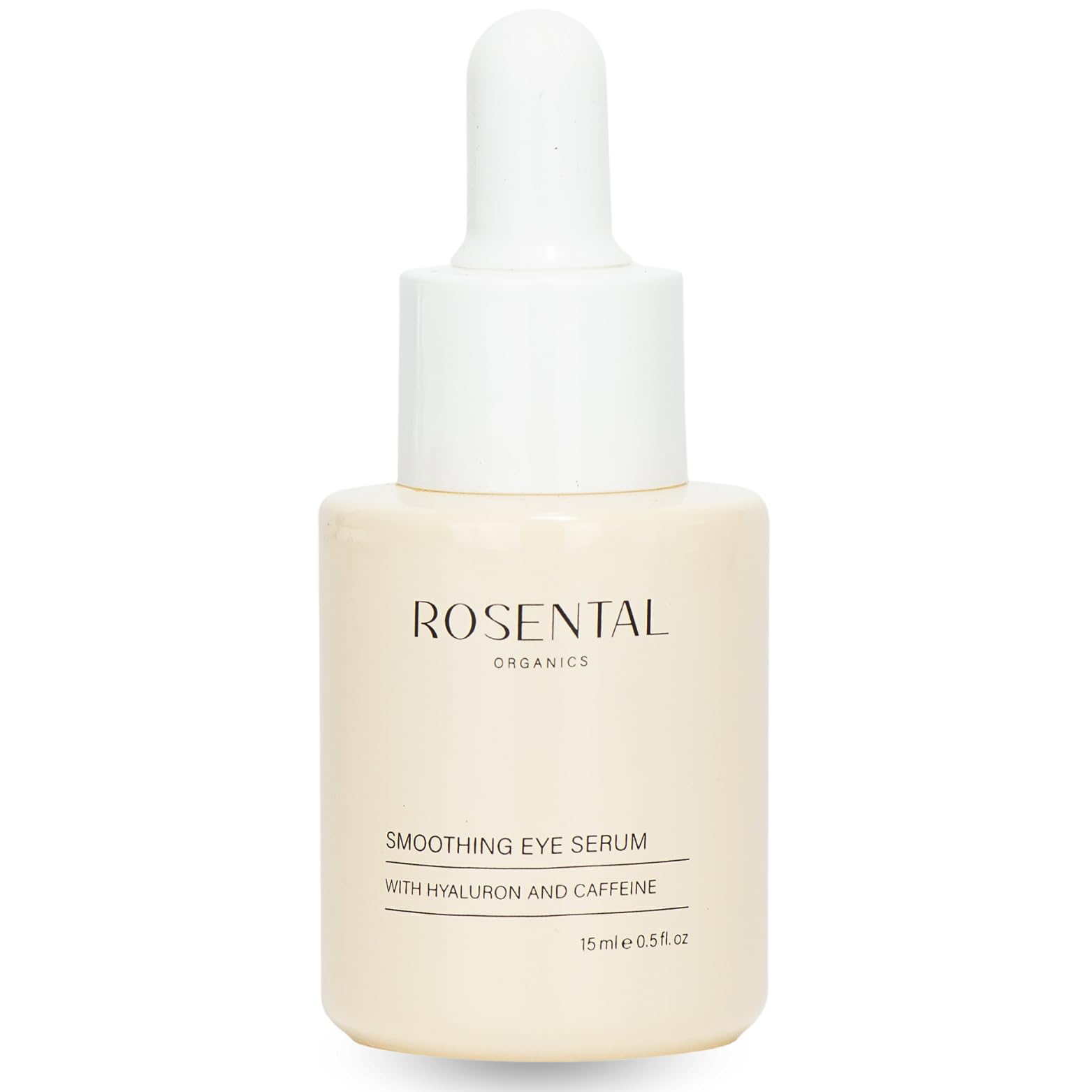 Rosental Organics Smoothing Eye Serum - Anti-Aging Augenpflege mit Hyaluronsäure & Koffein gegen Augenringe & Falten - Naturkosmetik aus Deutschland