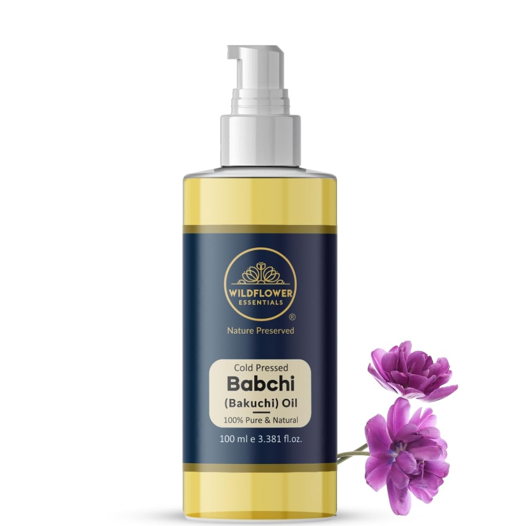 Babchi Oil (Bakuchi) Cold Pressed Pure & Natural for Skin, Hair 100ml