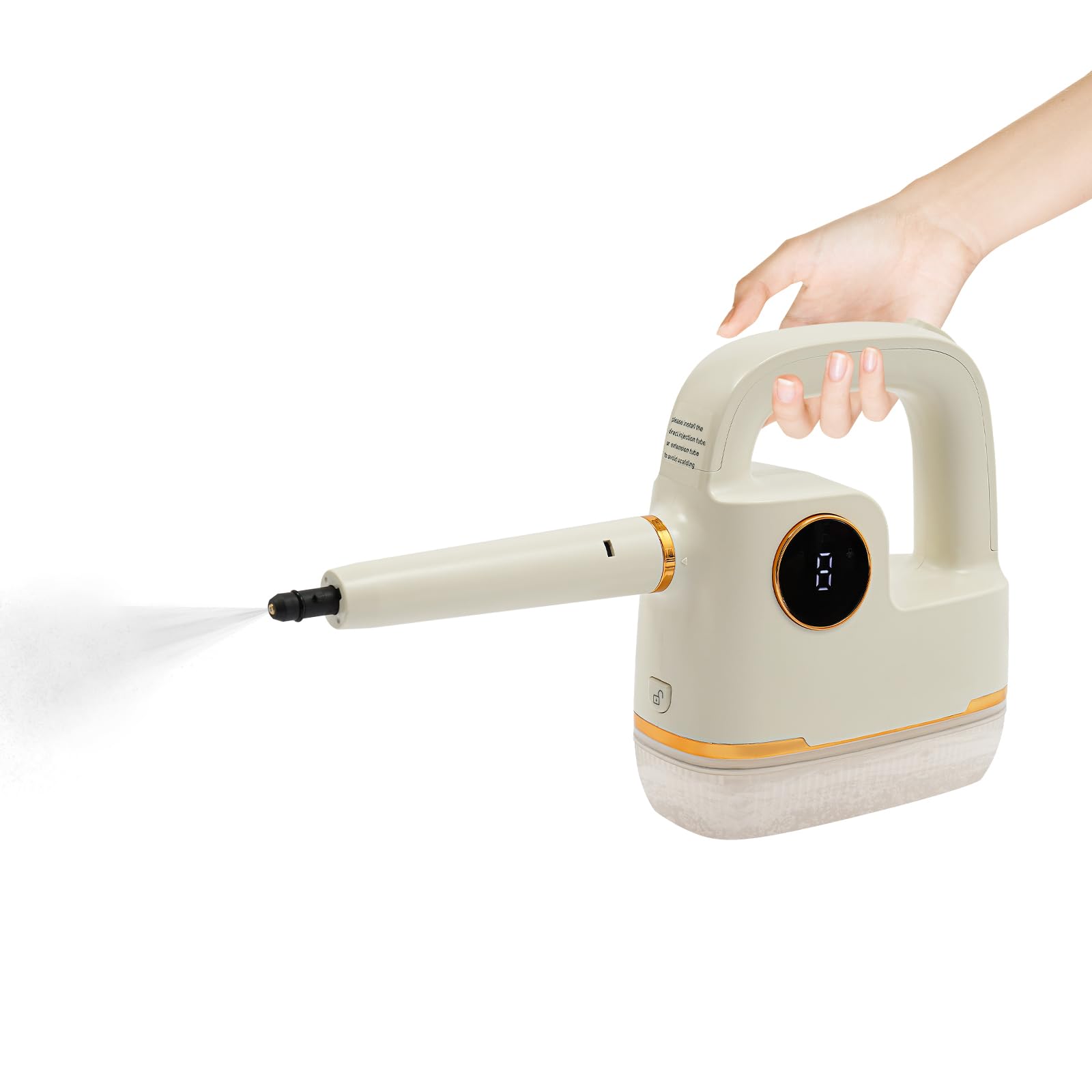 Handheld Steam Cleaner High Temperature Steam Cleaner with 6 Gears Digital Display Home Steam Cleaner with Multiple Accessories