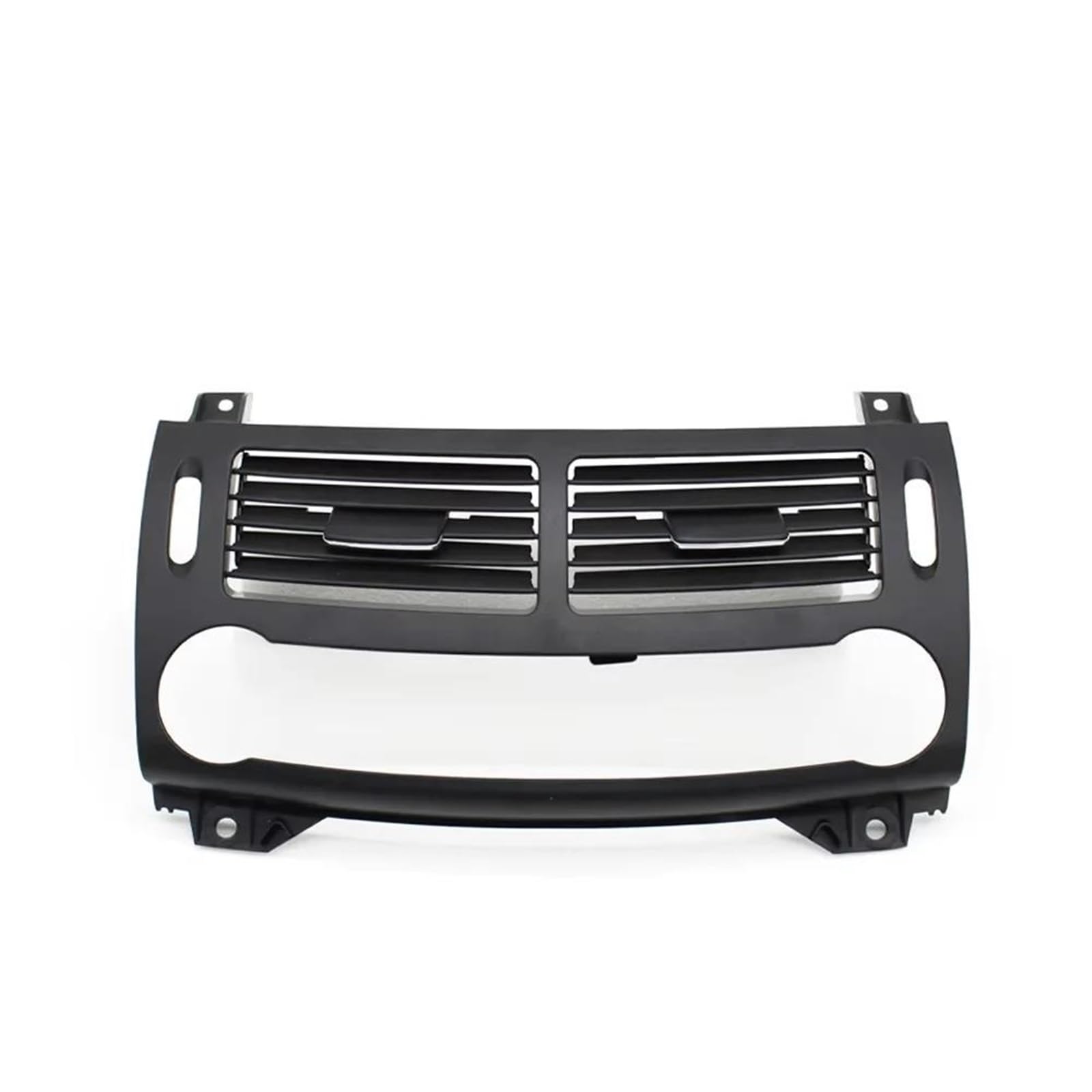 Grille d'aération centrale noire de tableau de bord pour Benz Classe E W211 E280 E350 E320 E63