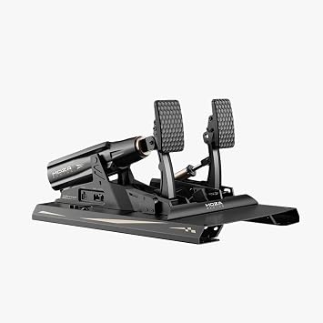 MOZA Racing mBooster Active Pedal Set with CRP2 Throttle Active Pedal High Precision Shim Racing USB Connection PC Compatible