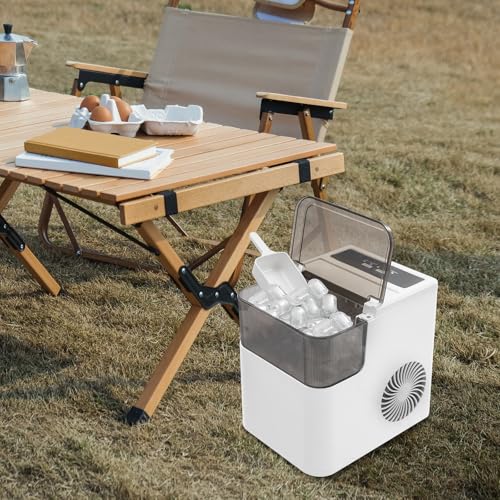 Máquina Portátil de Hielo para Encimera 1.4L 110V Blanca miniatura 3