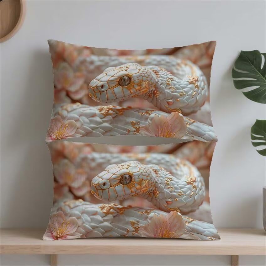 Housse coussin extérieur imperméable 70x90cm rectangulaire en lin avec impression double face - 2
