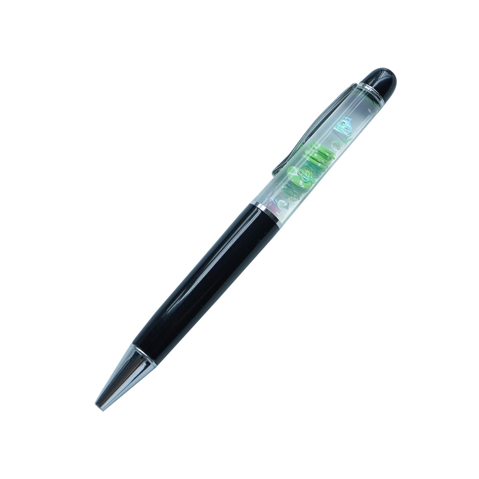 Sikyby Green Baseball Funny Pens Cute Floater Floating Liquid Writing Journaling Office Pen Unique Gift For Women Men — image 1