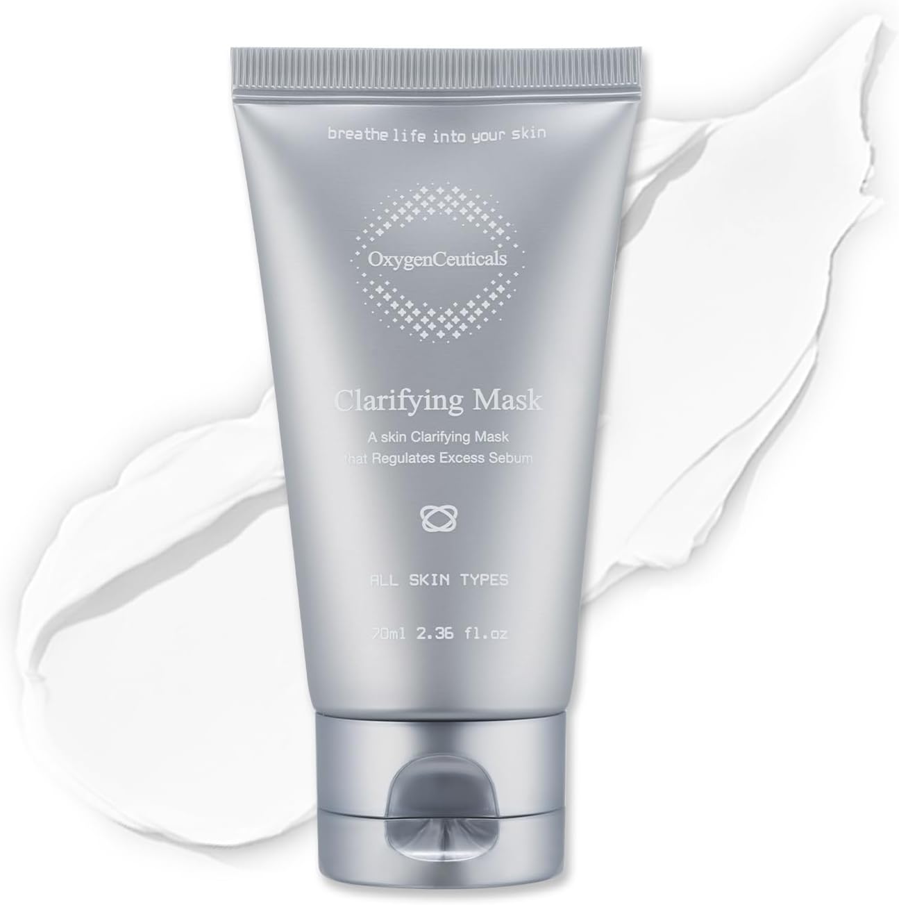 Clarifying Mask Wash Off Mask Remove Excessive Sebum and Dead Skin Cells Prevent Acne for Smooth and Soft Skin Enhance Skin Barrier with Ceramide (70ml)