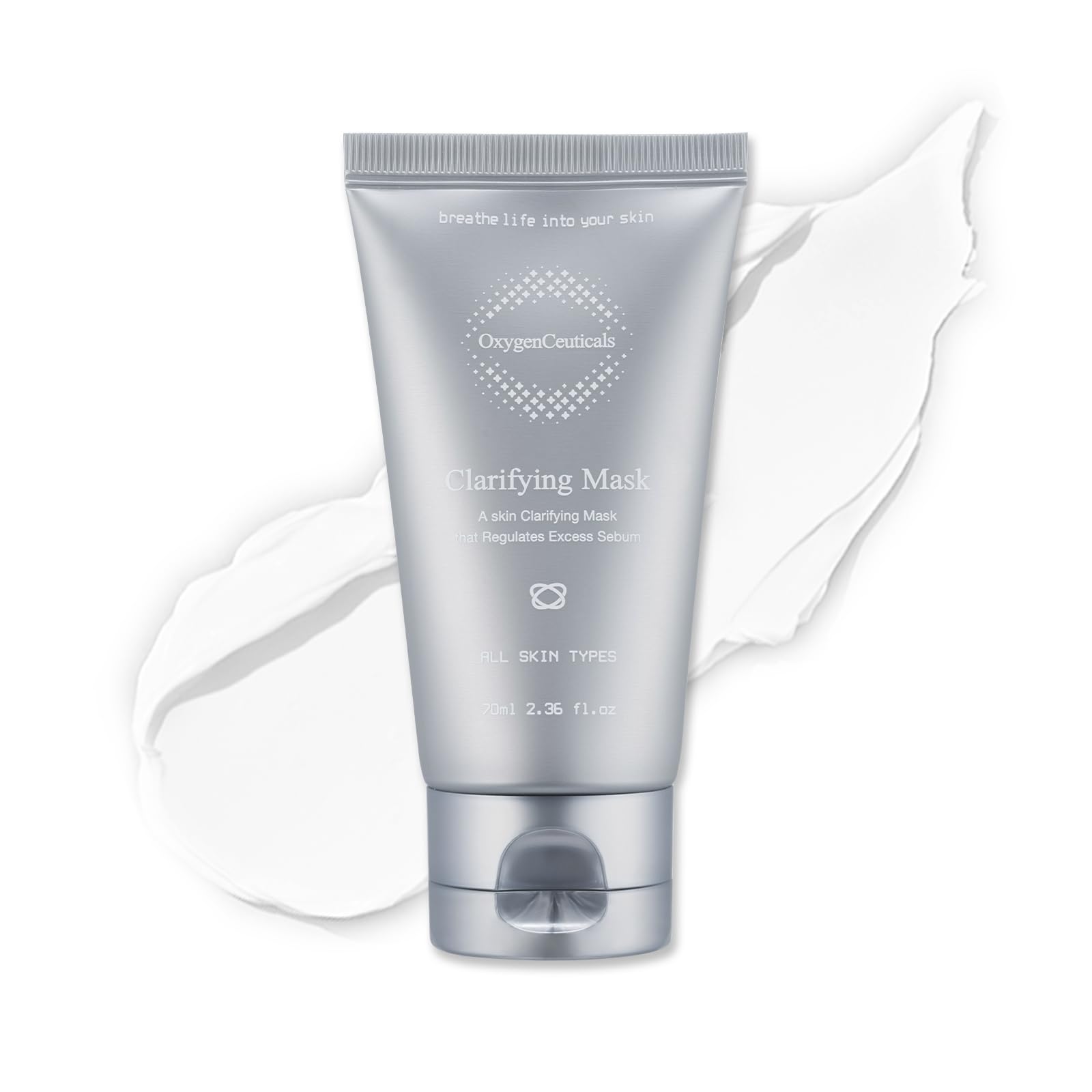 Clarifying Mask Wash Off Mask Remove Excessive Sebum and Dead Skin Cells Prevent Acne for Smooth and Soft Skin Enhance Skin Barrier with Ceramide (70ml)