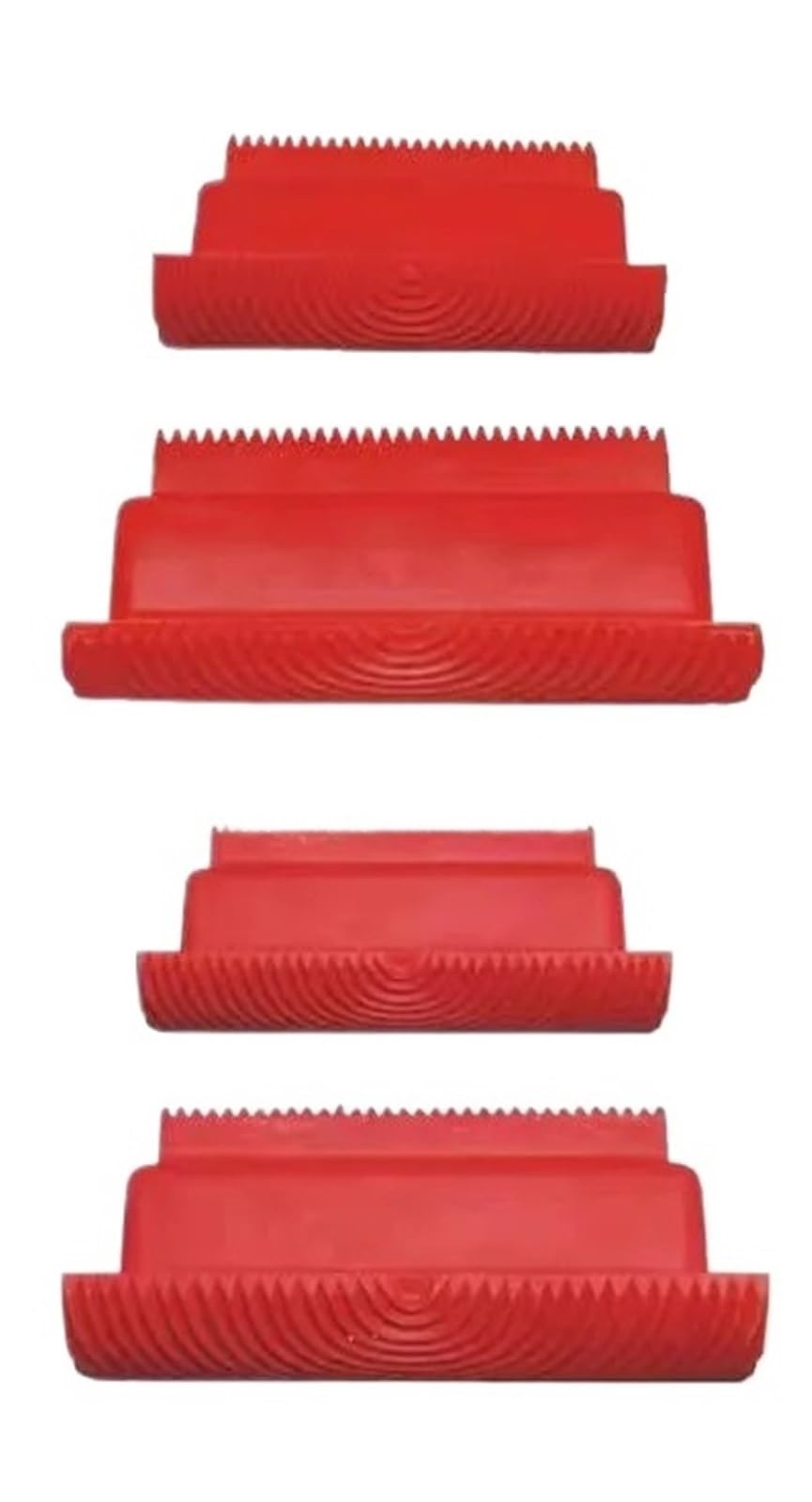 Maryear Color05 Wood Grain Tool For Painting 4Set Rubber Roller Brush Painting Tool Reusable Imitation Wood Graining Wall Roller Home Decor Art Embossing Diy(Color05)