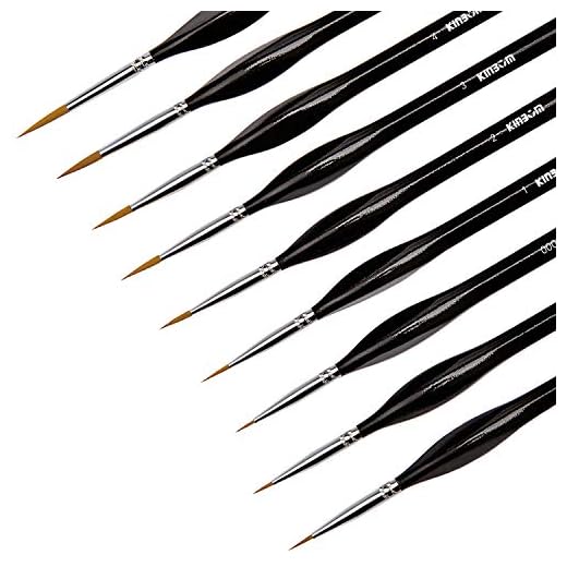 KINBOM - Juego de 9 pinceles de Pintura