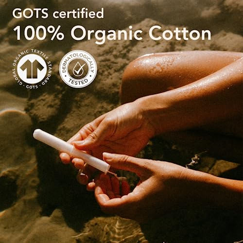 image for Award Winning 100% Organic Cotton Easy Glide Tampons with Compact Plan