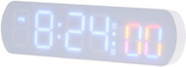 Modern Desk Clock Digital Alarm Clock with Temperature Timer Display Easily Setting Bed Side Clock Decors