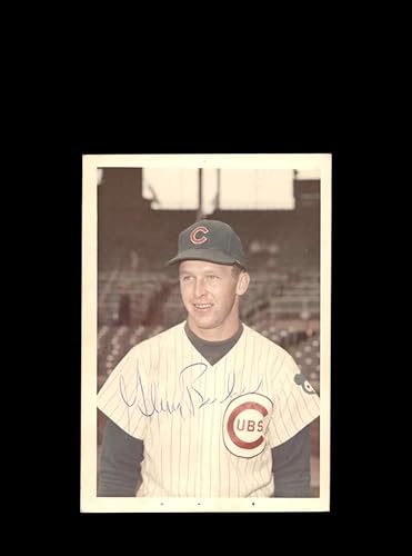 Glenn Beckert Signed Original 1960s 4x5 Snaphot Photo Chicago Cubs Wrigley
