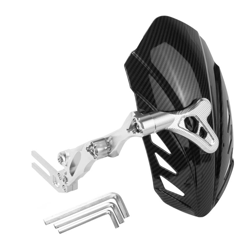 Image of MIPPO Carbon Fiber Rear Fender for N1S, U+b, M2, NGT & Little Monkey Bikes | Modified Scooter Mudguard Accessory