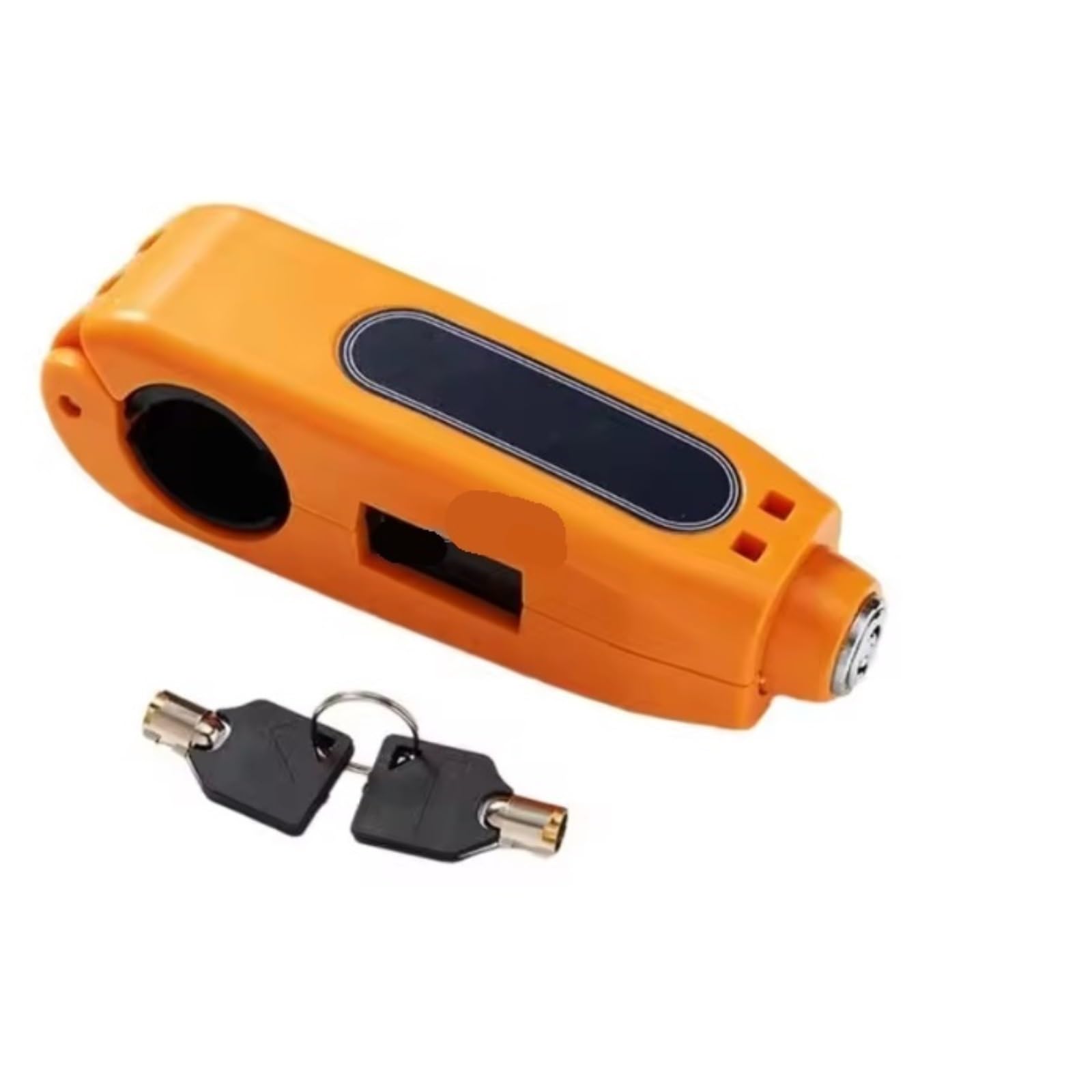 Hdrtcbu For Orange Chain Lock Motorcycle Grip Lock Handlebar Throttle Security Anti-Theft Scooters Motorbike Lock(For Orange)