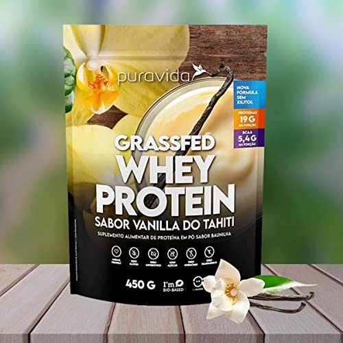 Grassfed Whey Protein Vanilla Tahiti Pacote 450 g