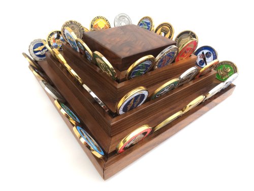 Military Challenge Coin Display - 