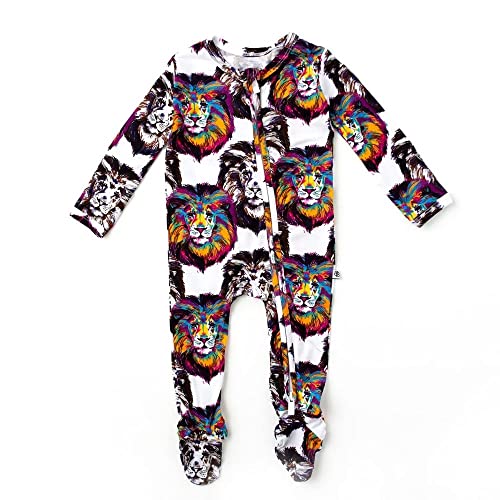 Image of Bums & Roses Bamboo Baby Footies | Soft Spandex and Viscose from Bamboo | Two-way Zipper for Easy Change