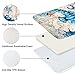 Uphome Sea Horse Foam Bathroom Rugs Vintage Summer Ocean Collection Nautical Map Bath Mat Soft Absorbent Non-Slip Flannel Bath Rug Shower Floor Carpet, 16x24