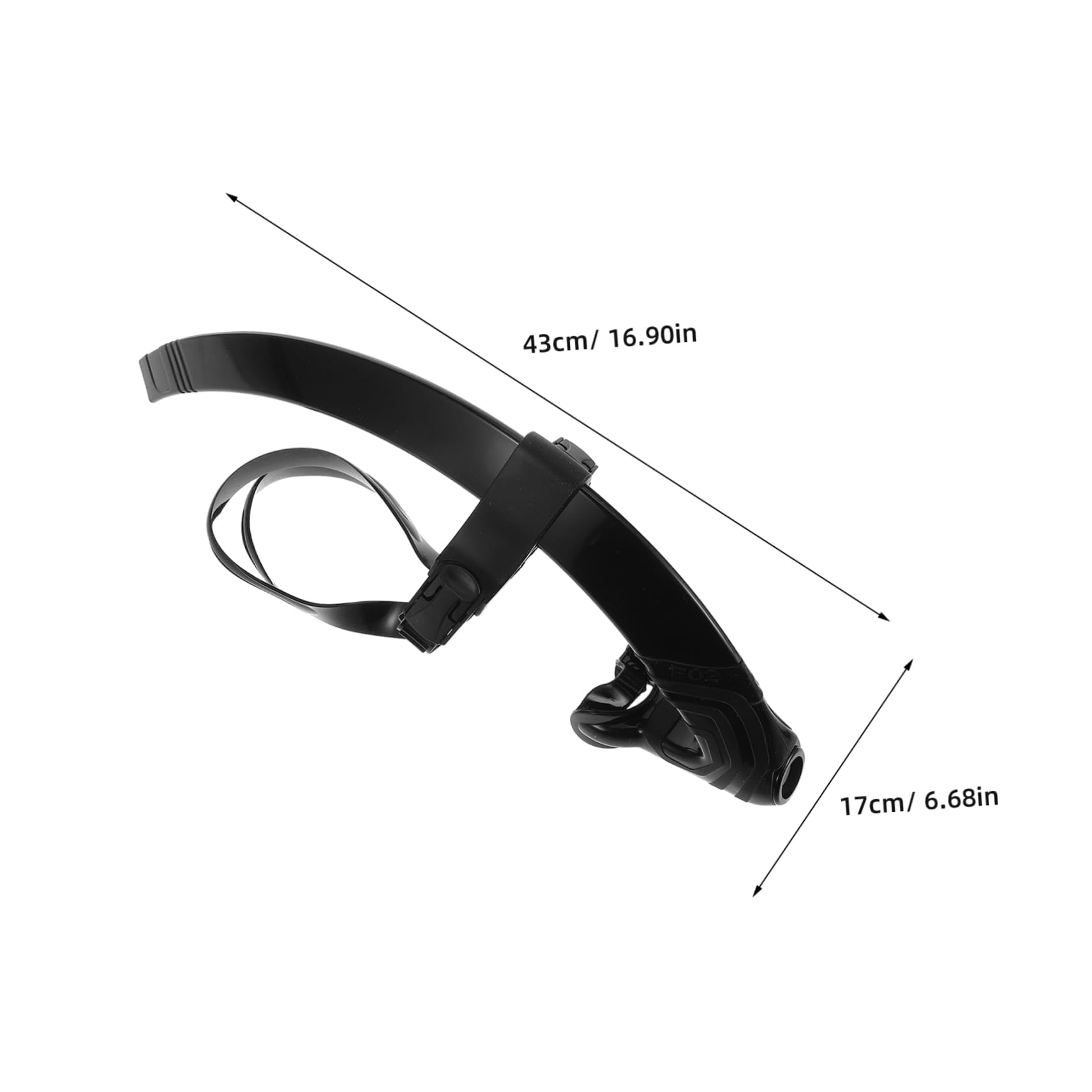 TOYANDONA Tuba de Natation Central Sangle de Tête Ajustable Embout Silicone pour Piscine et Eau Équipement de Snorkeling pour Adultes