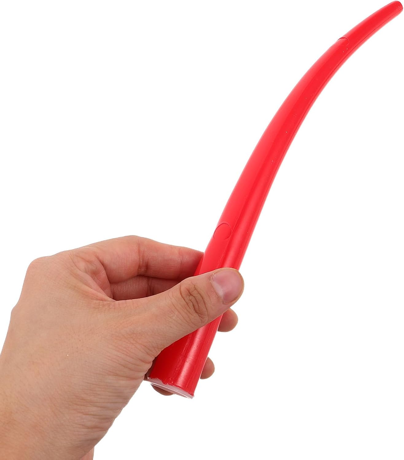 Housoutil 4pcs Caulking Nozzle Extension Tool for Hard Glue Bottles Fine Curved Nozzle and Thick Long Mouth, Plastic Sealant Applicator Tip for Home Repair and Window Installation