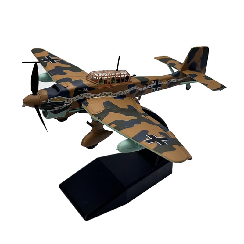 1/72 Scale German Junkers Stuka JU-87 Dive Bomber Model Diecast Plane Model Gift Ornament Collection