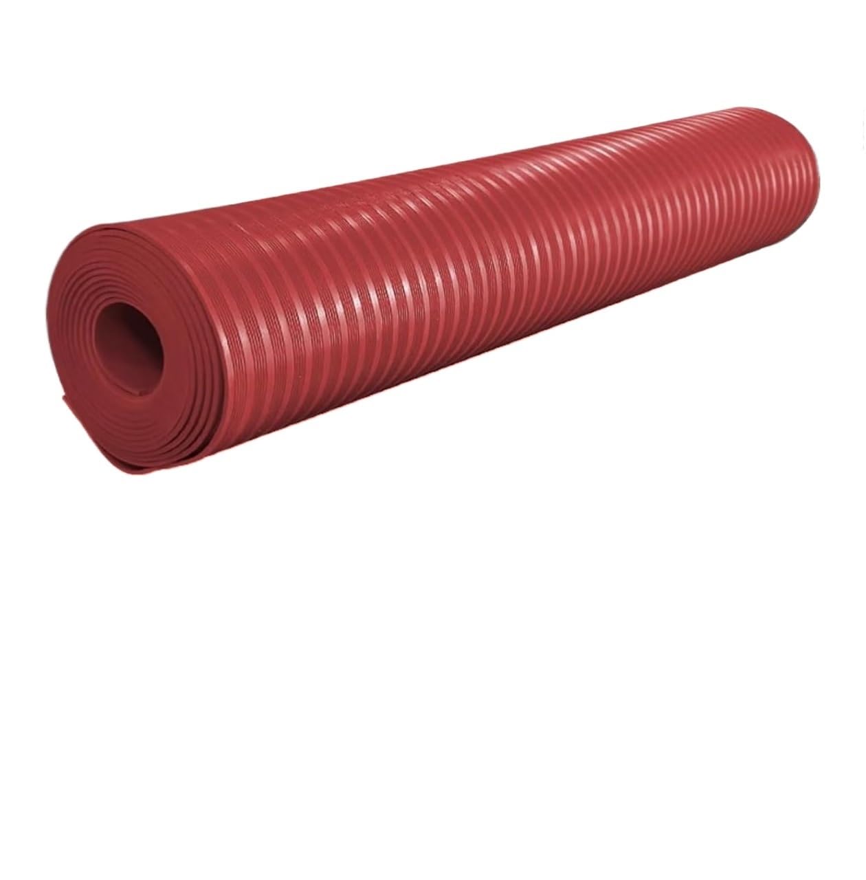Alfombrillas aislantes de caucho for alto voltaje: alfombrillas de protección eléctrica duraderas for subestaciones y fábricas(Red,100x100x0.3cm)