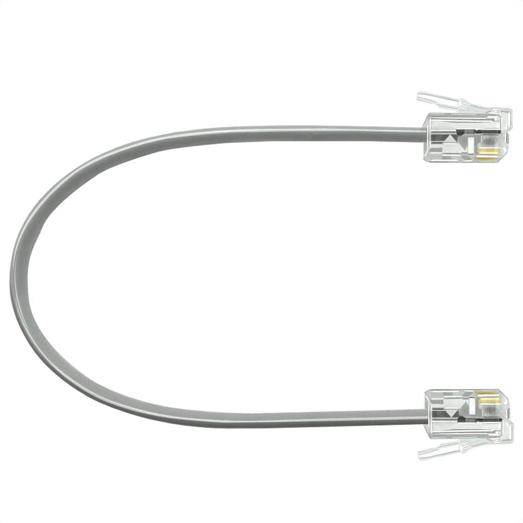 NECABLES 6 Inch Short Phone Cord Short Telephone Cord Short