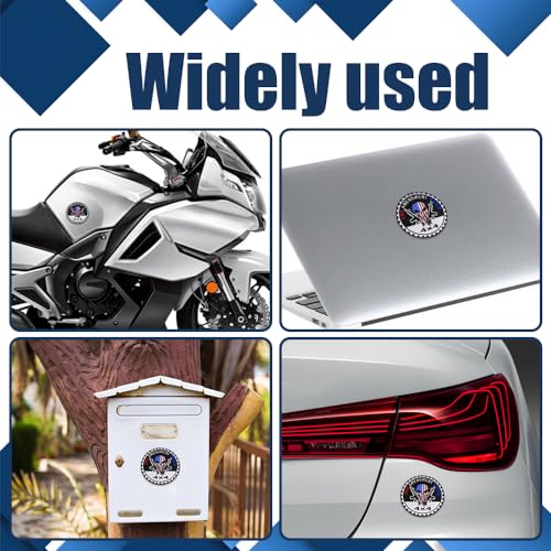 Image of 2ND Amendment Badge Rated Car Emblem, 4 x 4 3D Metal Car Badge Decals Stickers Round Emblem Decals, Universal Exterior Decorations Accessories Emblems Badge for Jeep Wrangler Vehicles Truck SUV RV