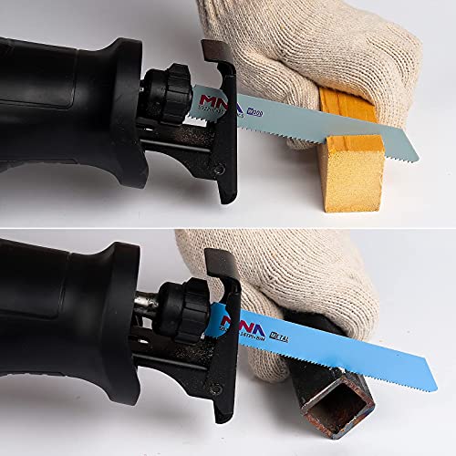 Mna Reciprocating Saw Blade Set 42 Piece, Wood & Metal Cutting, Pruner Sawzall Blade, Household Value Saw Blade Pack With Pouch #TOP3