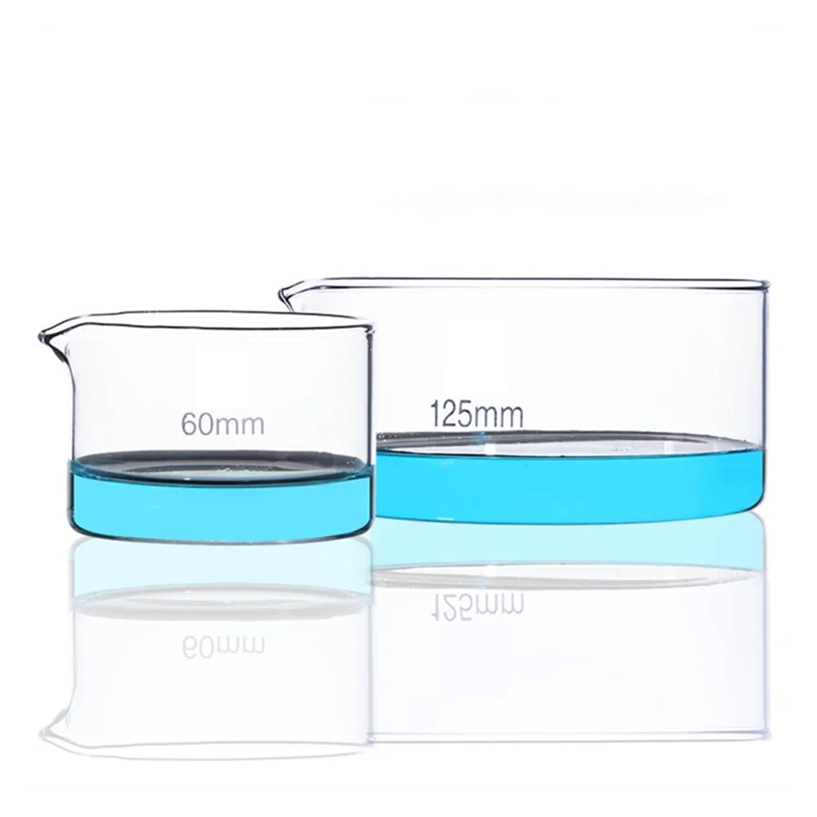 Plat de cristallisation resistant aux chocs thermiques en verre 70mm