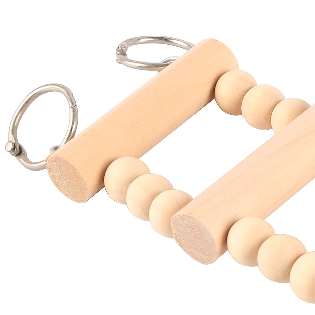 Percha de Madera con Ventosa para Ventana y Ducha, Centro de Actividades portátil, Soporte de Juego para Loros, periquitos y pájaros pequeños