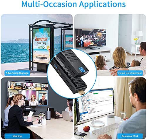 [Lightweight] Fanless Mini Pc Stick - Equip With Intel Atom X5-Z8350 (8Gb Ddr3L, 128Gb Emmc) With Windows 10 Pro, Small Form Portable Computer Stick Supports 128Gb Tf Card, Bluetooth 4.2 And Wi-Fi #TOP3