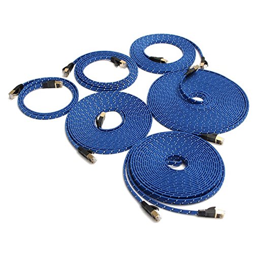 1~10 m trwały mocny kabel CAT-7 CAT7 RJ45 10 Gb/s Ethernet płaski kabel LAN kabel sieciowy -10 m
