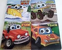 Clear the Way, Monster Rally, 4 Wheel Fun, and Fast Track Googly Eyes Set of 4 Books 0681608943 Book Cover