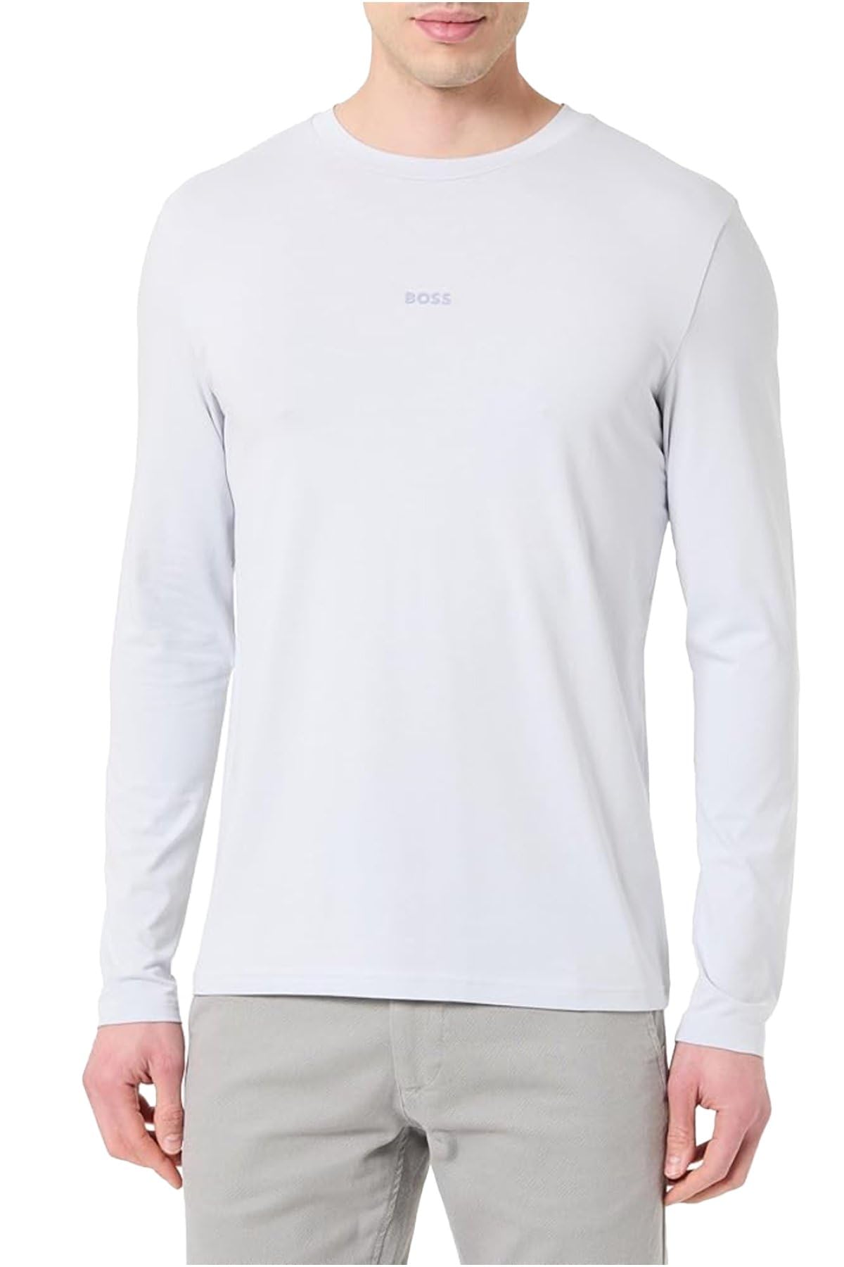 BOSS Men's T-Shirt, Light/Pastel Grey 053, 3XL